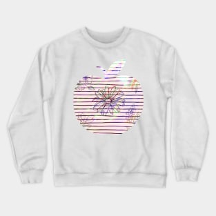 Unique line pattern Crewneck Sweatshirt